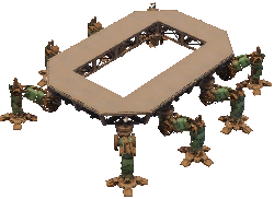 KF-L "Abyss" Royal Chassis, 4×6 · 16 cells grid