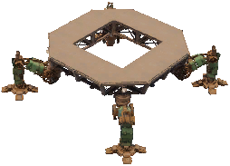 KF-Q "Trench" Great Chassis, 4×4 · 12 cells grid