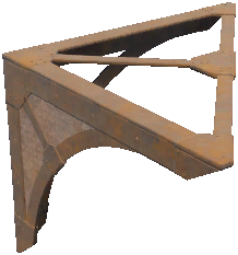 S&H Lower Corner Supporting Frame (L)